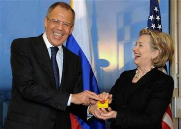 Sergey Lavrov (Foreign Minister of Russia) and Hillary Clinton Сергей Лавров и Хиллари Клинтон 